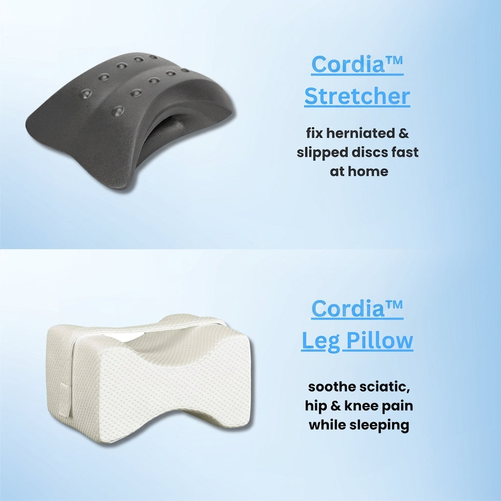 stretcher + leg pillow
