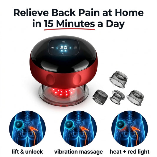 Cordia Smart Cupper — relieve sciatica at home in 15 minutes a day